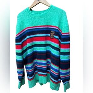 Houston White Wool Blend Crewneck‎ Sweater